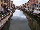 Foto Milano - Fiera dei fiori 2004 015 Naviglio grande visto dal ponte